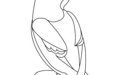 Mesmerizing Bird Coloring Page