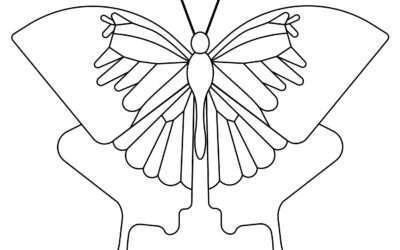 Life is Like a Butterfly Coloring Page