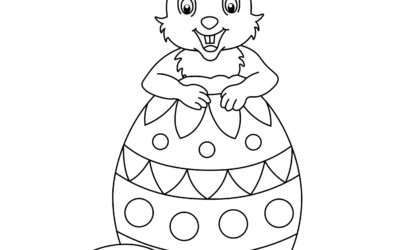 The Biggest Egg of All Easter Coloring Page