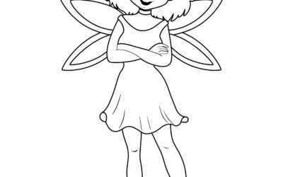 You Don’t Say? Fairy Coloring Page