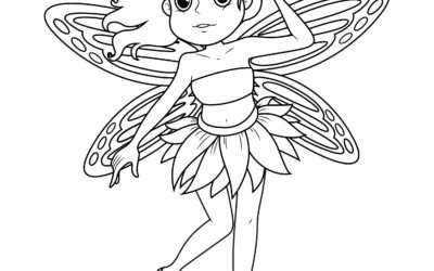 On the Search Fairy Coloring Page