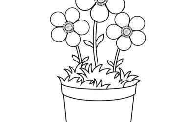 Graceful Flower Coloring Page