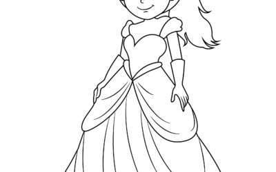 A Walk to Remember Princess Coloring Page