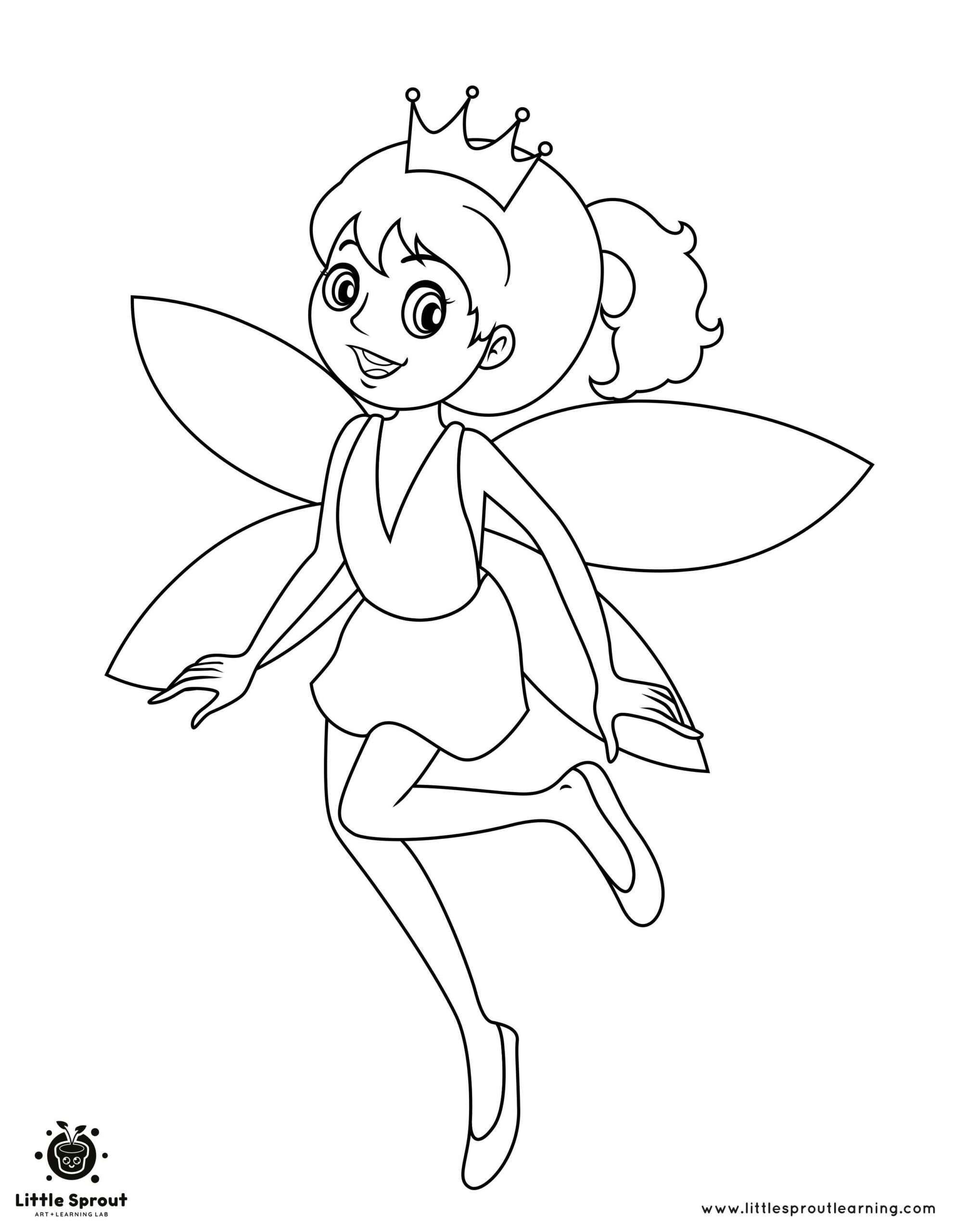 Fairy Princess Coloring Page