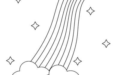 Endless Rainbow Coloring Page