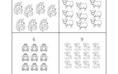 Read the Numbers and Circle The Images – Up to 10