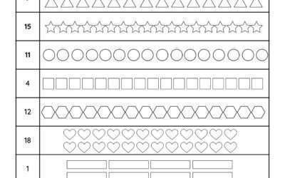 Read the Numbers and Circle The Images Up to 20