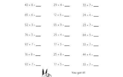 Add a Single Digit Number to 2 Digit Number