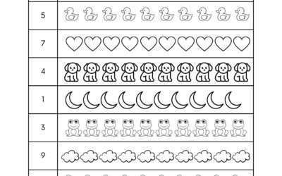1-10 Count & Color Objects