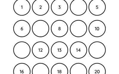 Counting by 1’s up to 20