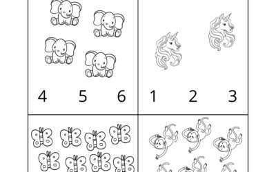 Count the Object and Circle the Number 1-10