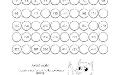 Skip Counting by 9’s