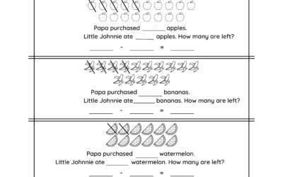 Subtraction Using Objects – Up to 20