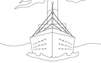 The RMS Titanic Coloring Page