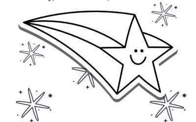 Encouraging Allstar – Star Coloring Page