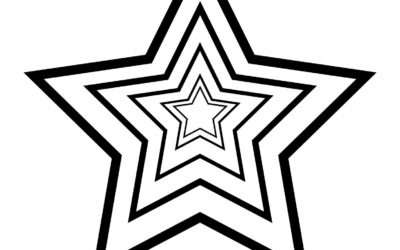 Patterned Star Coloring Page