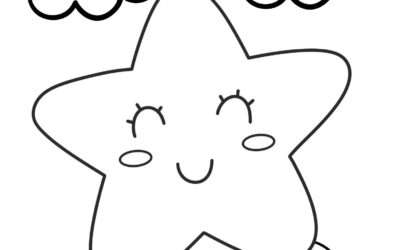 Smiling Star Coloring Page
