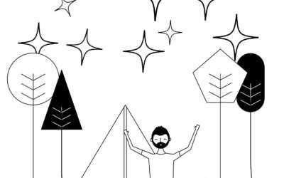 Starry Night Coloring Page