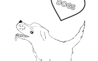 Allie’s First Coloring Page – Puppy