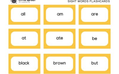 Primer Sight Words Flashcards