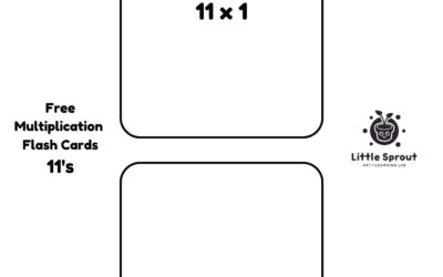 Multiplication Flash Cards – Elevens