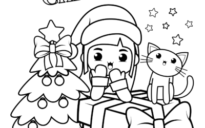 Cute Christmas Coloring Sheet