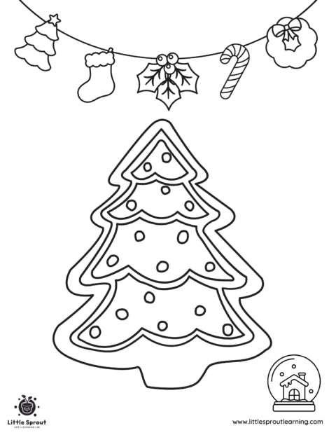 Top Printable Christmas Tree Coloring Page