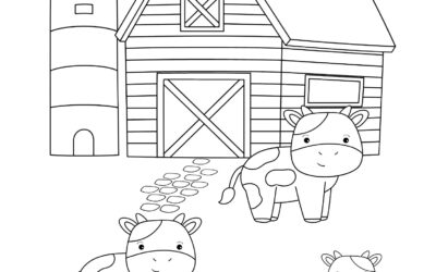 Cattle Coloring Page