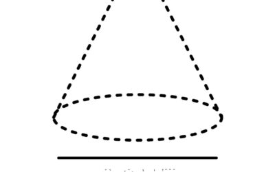Cone Shape Coloring Page