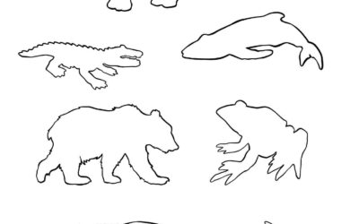 Animal Shapes Coloring Page