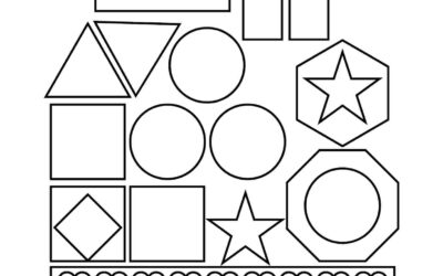 Basic Shapes Coloring Page