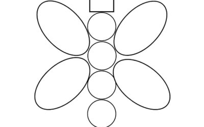 Bug Shape Coloring Page