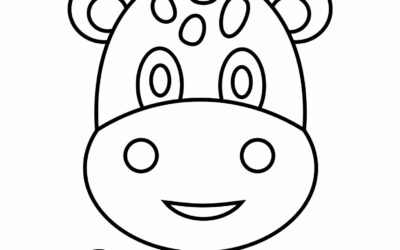 Fun Giraffe Coloring Page