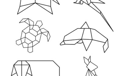 Geometric Animal Shapes 1