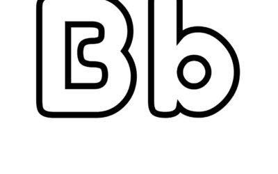 Letter B Coloring Page