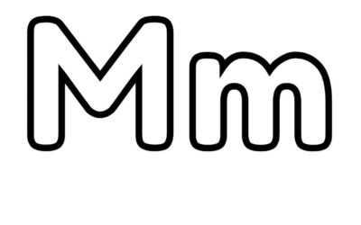 Letter M Coloring Page