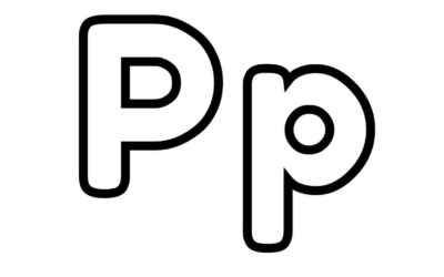 Letter P Coloring Page