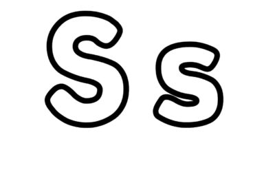 Letter S Coloring Page