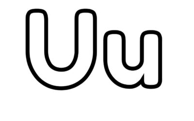 Letter U Coloring Page