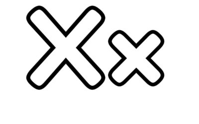 Letter X Coloring Page