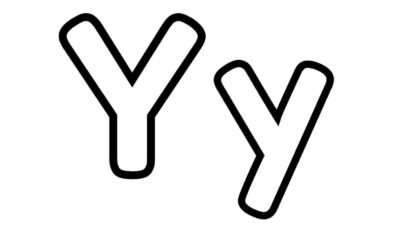 Letter Y Coloring Page