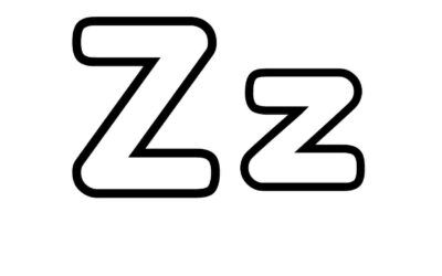 Letter Z Coloring Page