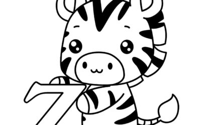 Z is for Zebra Alphabet Coloring Page