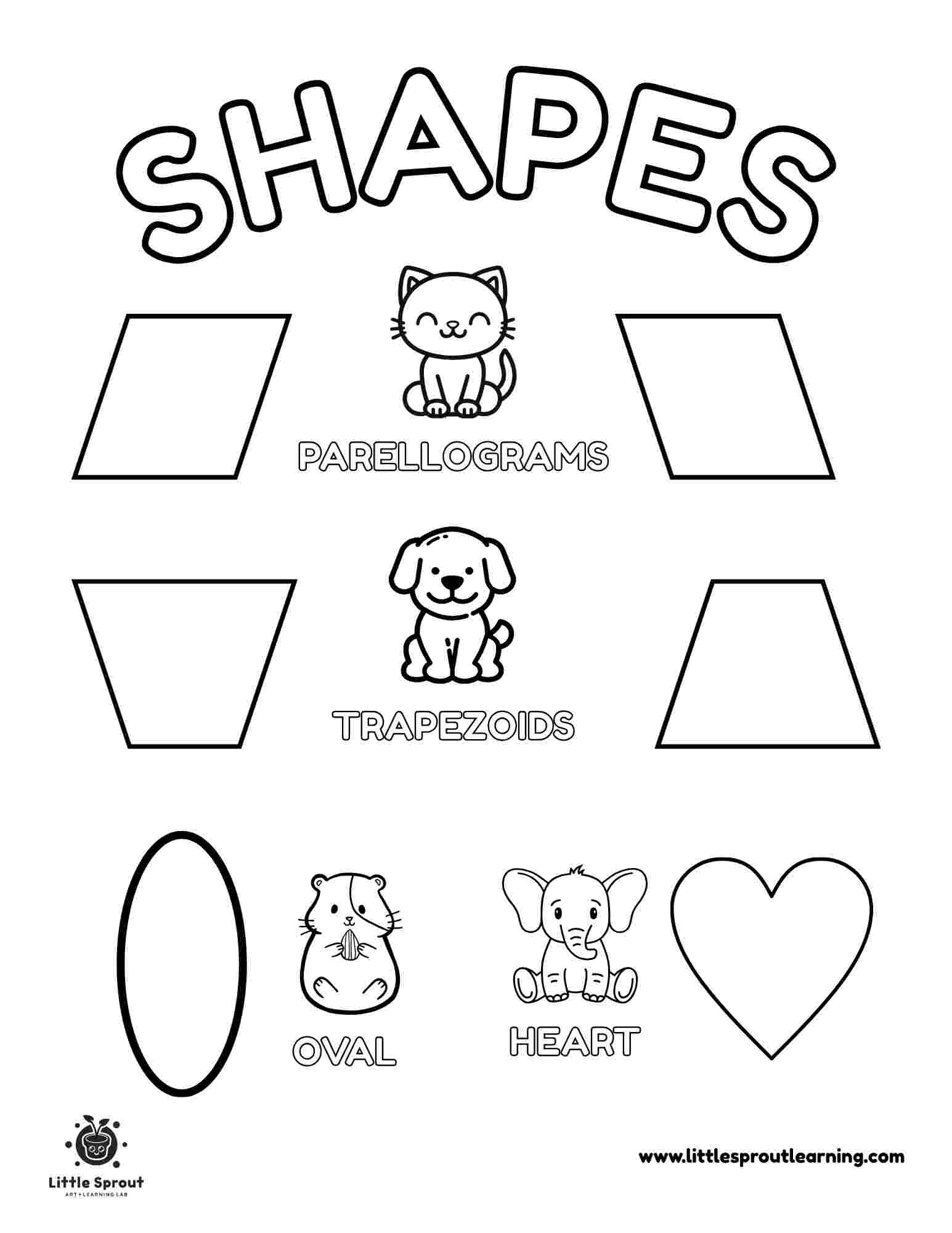 Unleash Your Creativity With Printable Shapes Coloring Pages Unleash Your Creativity With Printable Shapes Coloring Pages