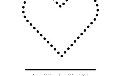 Heart Shape Coloring Page