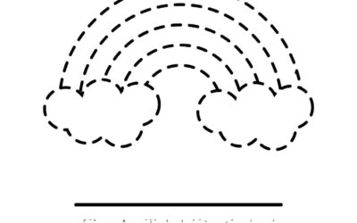 Rainbow Shape Coloring Page