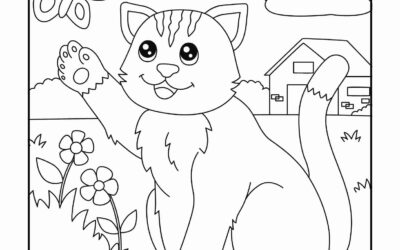 Cat Coloring Page