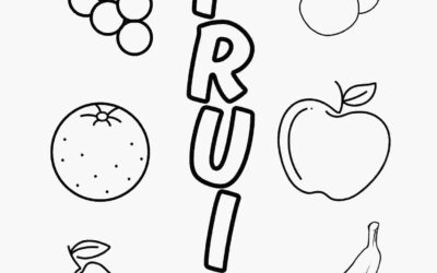 Fruit Food Coloring Page 2