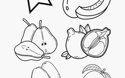 Fruit Food Coloring Sheet