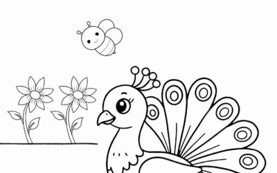Peacock Coloring Page